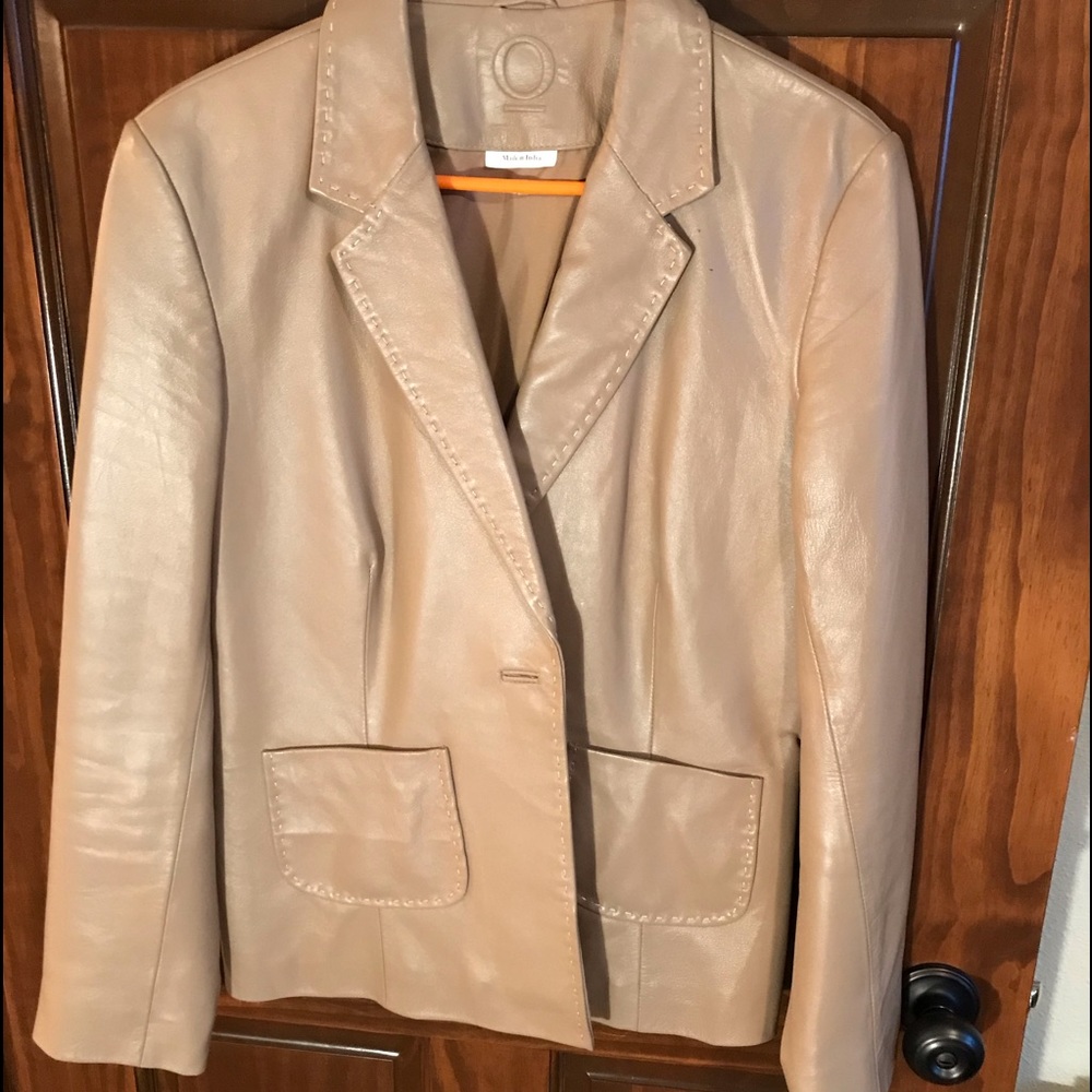 Leather Blazer